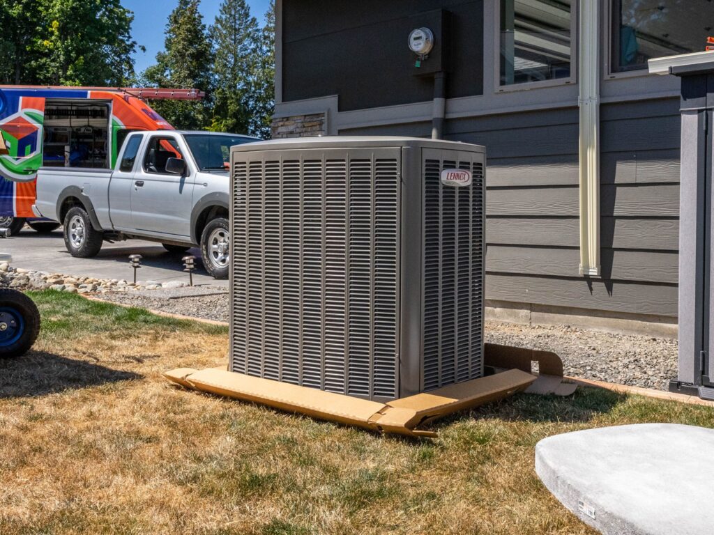 Clean Air at home to perform an air conditioning service