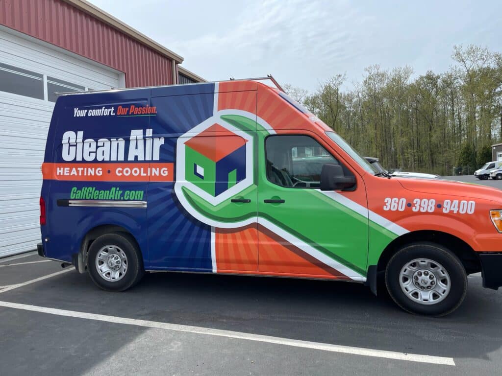 Truck with A Clean Air Wrap