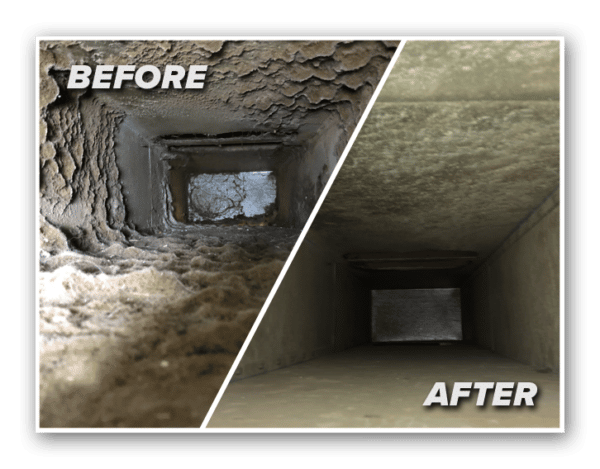 Before And After Photos Of A Duct Cleaning Service