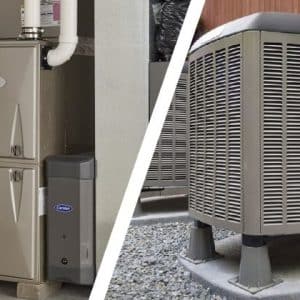 Dual Image of Heat Pump and Furnace
