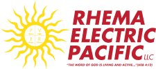 Rhema Electric Pacific Company Logo