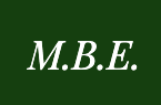 M.B.E. Logo