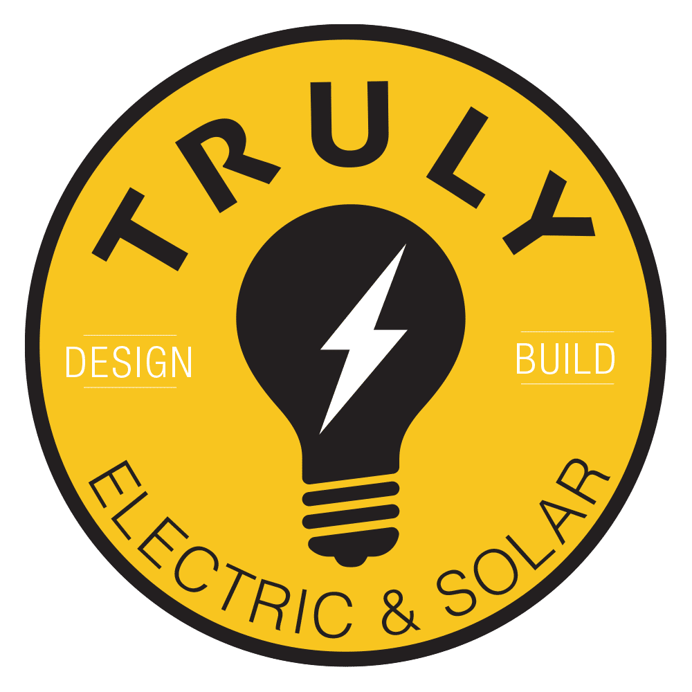 truly electric & solar logo