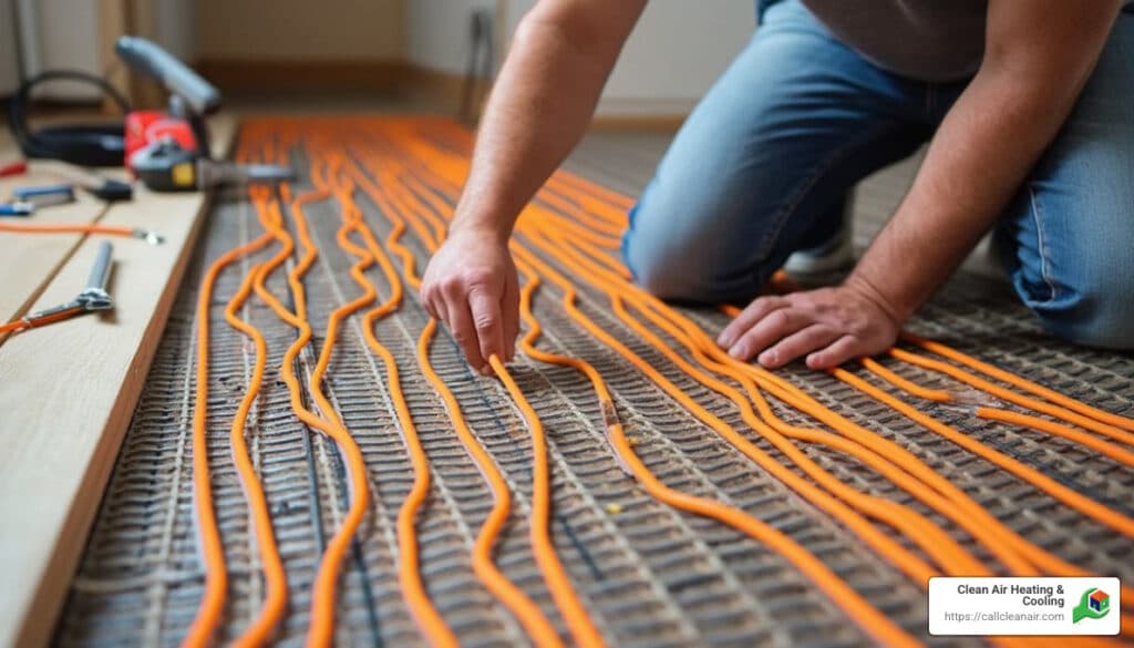 radiant floor heating maintenance