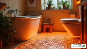 heated bathroom floors