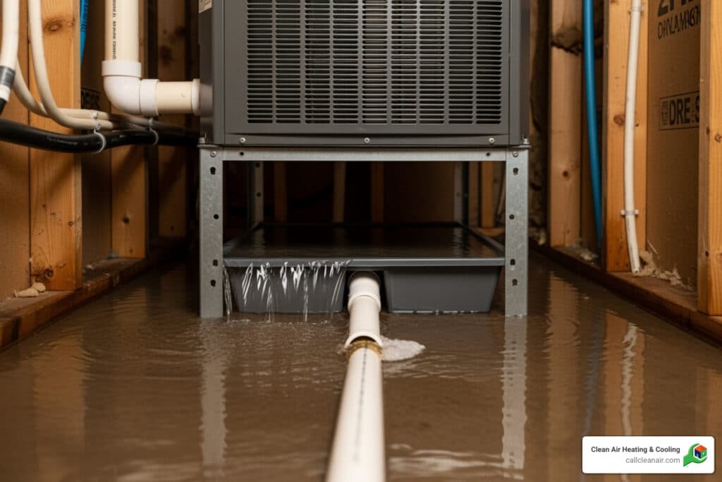 AC drain line clogged